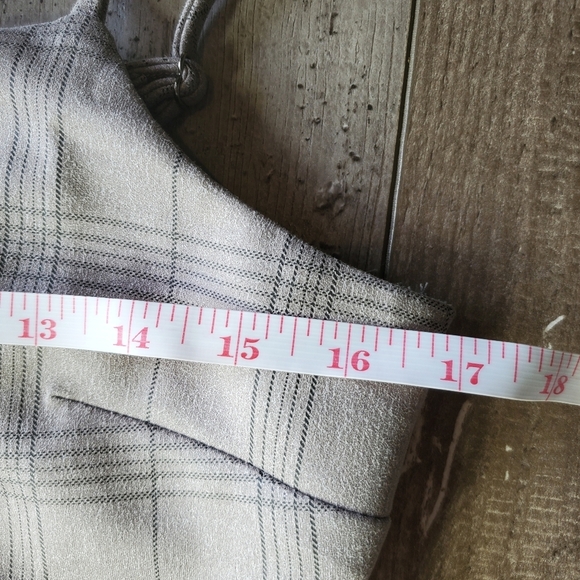 NWT She + Sky Grey Plaid Mini Dress Women's Size Large - Picture 7 of 16